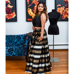 Load image into Gallery viewer, THE SANJ STATEMENT SKIRT