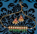 Load image into Gallery viewer, Elegant Green and Red Necklace Set