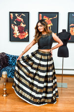 Load image into Gallery viewer, THE SANJ STATEMENT SKIRT