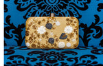 Load image into Gallery viewer, GOLD FLOWER CLUTCH
